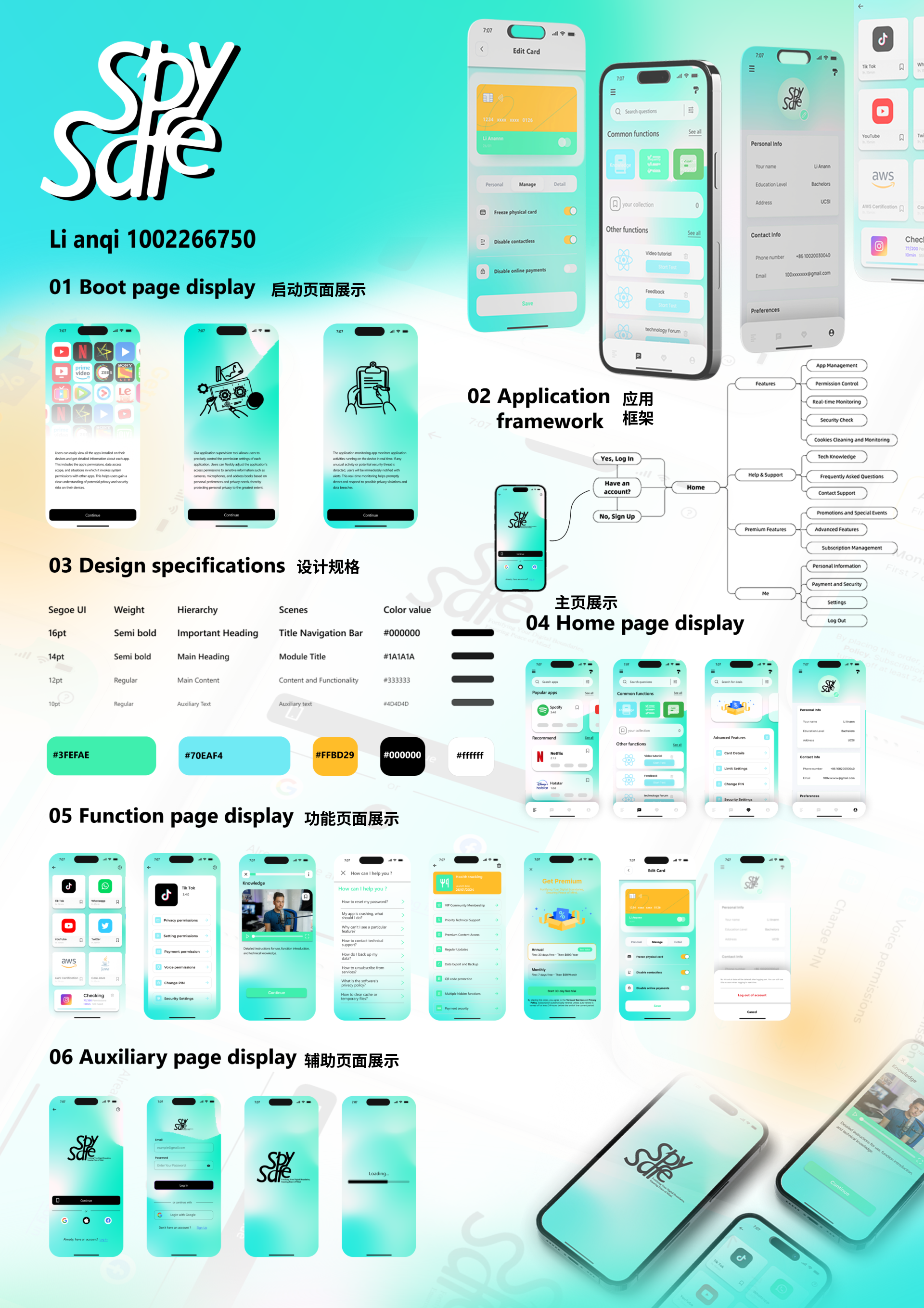 UI Design A1 Poster